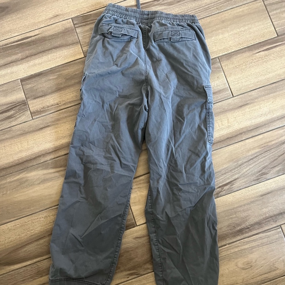 Hollister baggy Men's Cargo Pants in grey